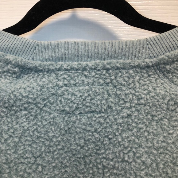 Everlane ReNew Fleece Raglan Crop Top Sweatshirt S - Picture 10 of 12